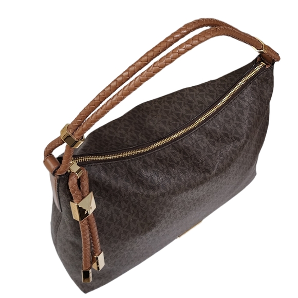 Michael Kors Signature Brown Shoulder Bag - Picture 4 of 16